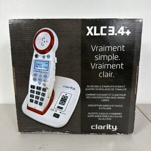 Clarity Professional XLC3.4+ PLUS Extra Loud Cordless Hearing-Impaired Phone